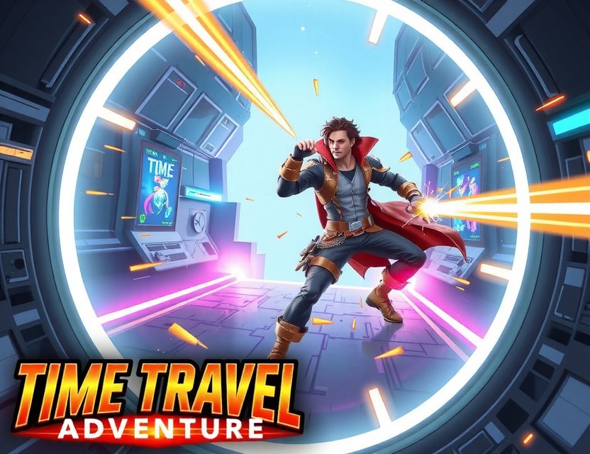 Screenshot from Chrono-Echoes, a time-travel mobile game showcasing innovative mobile games