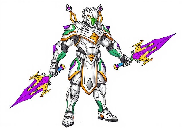 Early concept art for Pixel Pioneers character