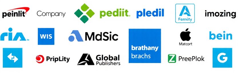 Partner logos for game studio collaborations